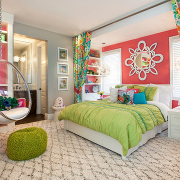 Bright Girl's Bedroom: Robeson Design