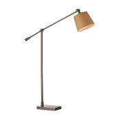 M.R. Lamp and Shade's 53-61" Adjustable Metal Floor Task Lamp, Bronze