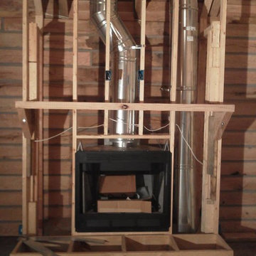 Chalet 1280sf - Oak Log Cabin Build- Schutt Log Homes and Mill Works