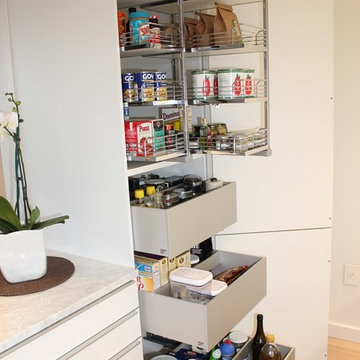 White Galley Kitchen
