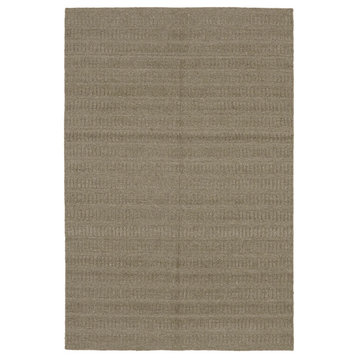 Rug N Carpet - Handwoven Modern Design 6' 0'' x 9' 0'' Wool Flatweave Kilim Rug