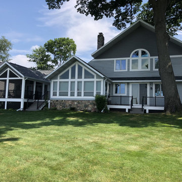 Screenroom Addition and Deck on Gun Lake