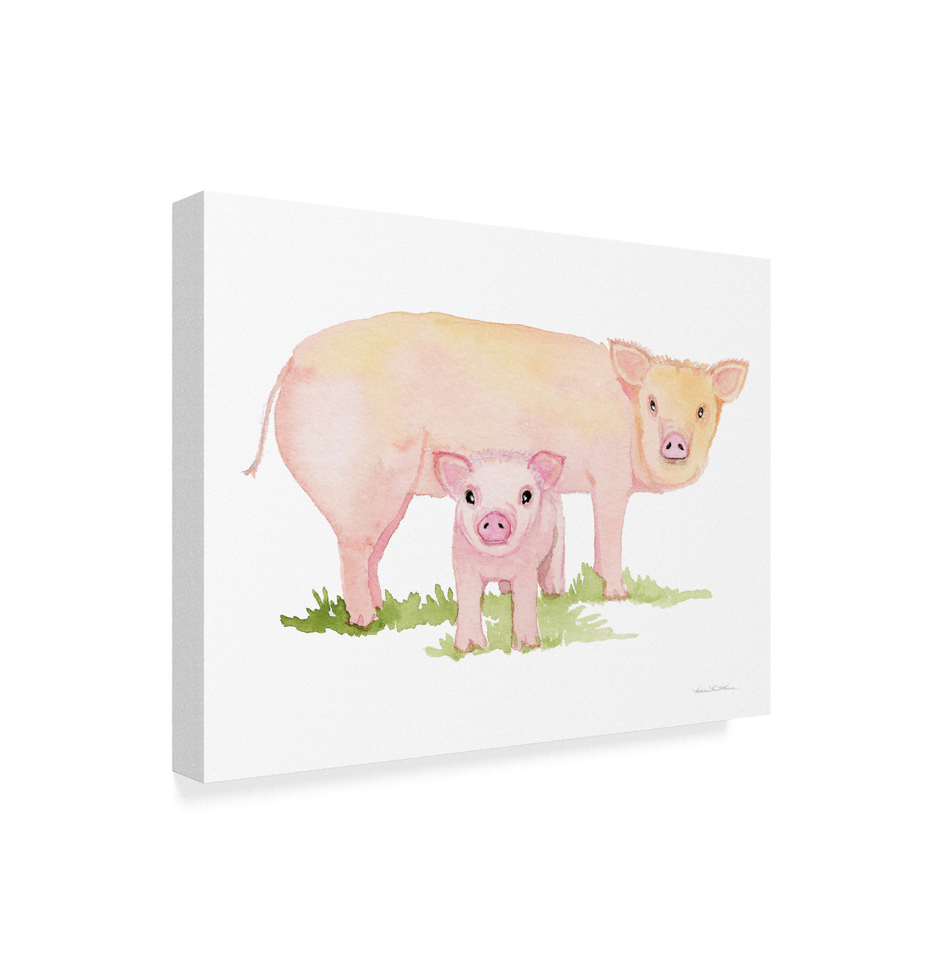 Kathleen Parr Mckenna 'Life On The Farm Animal Element IV' Canvas Art ...