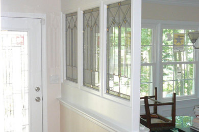 Inspiration for a craftsman entryway remodel in Atlanta