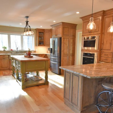 Rustic Knotty Alder Kitchen