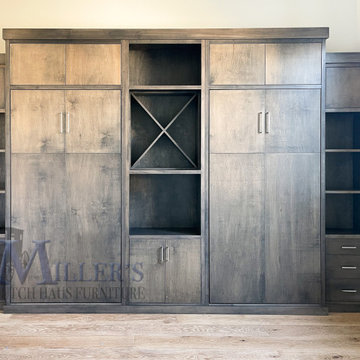 Transitional Double Twin Murphy Bed