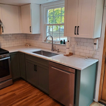 Two-Tone Kitchen Remodel in Staten Island, NY