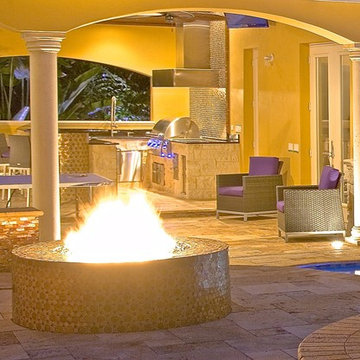 Modern Mediteranean Outdoor Space