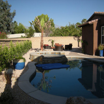 Desert Pool & Spa Landscaping Retreat