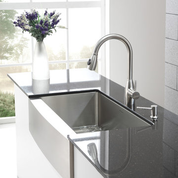 Kraus KHF200-36 farmhouse sink and KPF2130 pull-down faucet