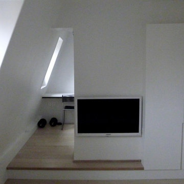 Une chambre d'étudiant minimaliste