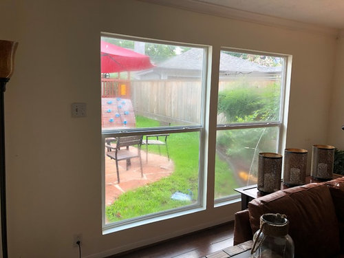 Curtain Rod Selection For 2 Large Windows Close Together