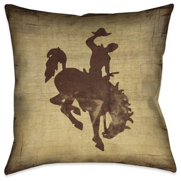 Welcome to the Ranch Decorative Pillow, 18"x18"