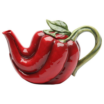Red Chili Teapot