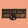 BREEZEWAY Switch Plate Tags Cast Brass Name Plate Label Renovators Supply