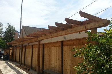Inspiration for a craftsman deck remodel in Los Angeles