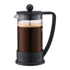 Bodum Brazil French Press Coffee Maker, Black, 3 Cups, 0.35 L
