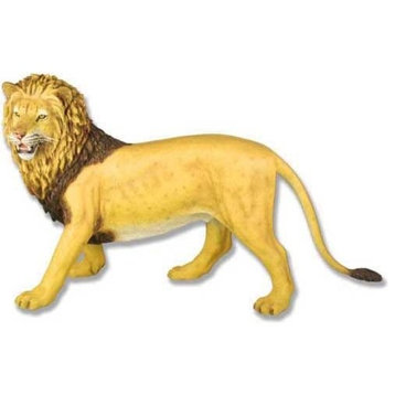 Stalking Lion, Full Color Garden Animal Statue