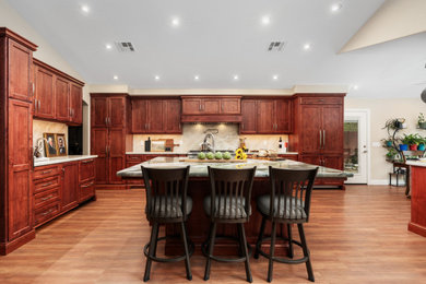 Transitional home design photo in Other