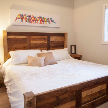 Rustic Barn Wood King Bed