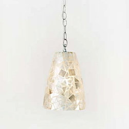 Worlds Away Capiz Shell Pendant - Paul  Lighting - Pendant Lighting