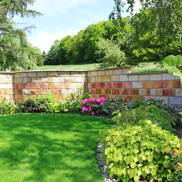 Großzügige Gartenanlage im fränkischen Stil