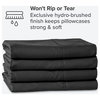 Bare Home Microfiber Pillowcases - Multi-Pack, Black, Standard, Set of 4