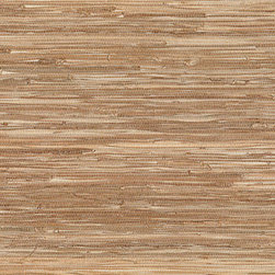 Meho Neutral Grasscloth - Wallpaper