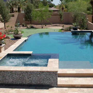 Paradise Valley Negative Edge Pool and Spa