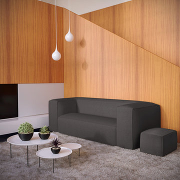 Forward Focus: Varick Ottoman in Graphite Basket Weave