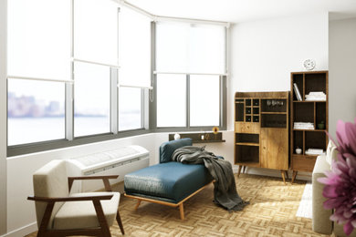 Living room - living room idea in Boston