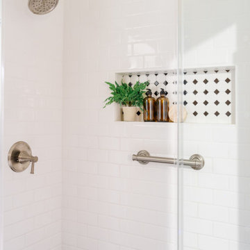 Two Traditional Bathrooms Remodels