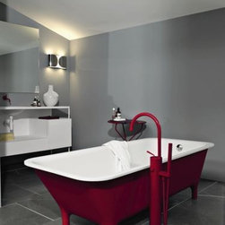 Kos - Kos Morphing Red Bathtub - Bathtubs