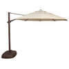 Fiji 11.5' Octagon Cantilever Umbrella, Navy, Sunbrella Fabric