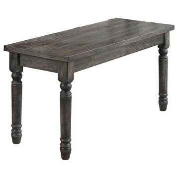 Acme Wallace Bench, Weathered Blue Washed