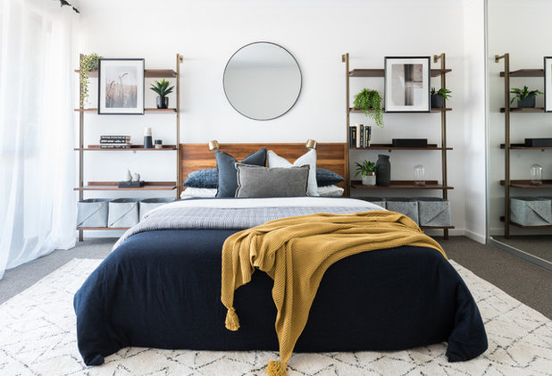Contemporary Bedroom by Grey Peg Interiors