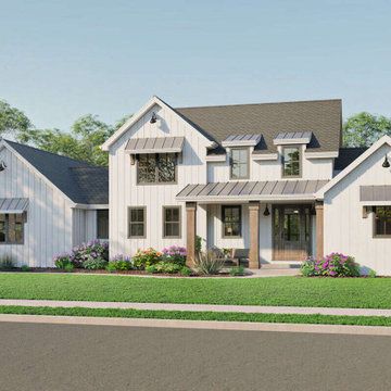 Modern Farmhouse Plan 1462-00017 (Exclusive)