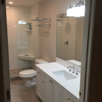 White Marble Master Bath