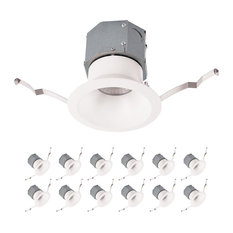 WAC Lighting R4DRDR-F930-12 Pack of 12 Pop-in 4" LED Recessed - White