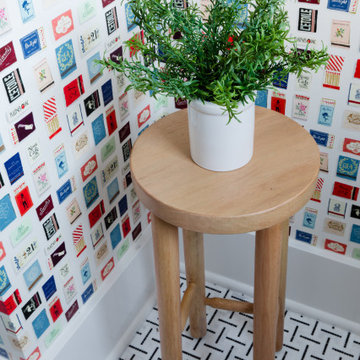 Coastal Blues Powder Room