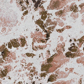 Crashing Waves Sepia | Glass Mosaic | PIXL Mist Collection
