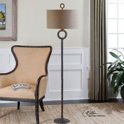 Ferro Floor Lamp | Uttermost - Floor Lamps