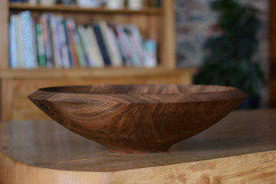 Large walnut bowl