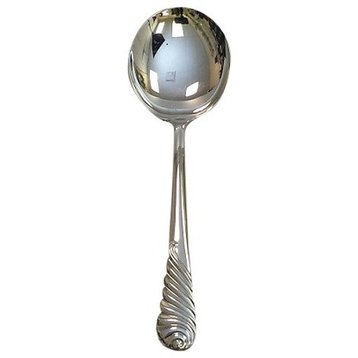 Gorham Sterling Silver Sea Sculpture Cream Soup Spoon