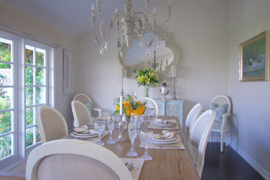 French country dining room photo in Orange County