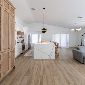 Earth Tone Transitional Kitchen
