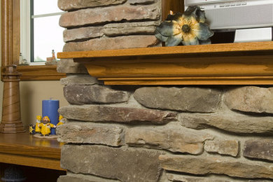 Inspiration for a timeless family room remodel in Grand Rapids