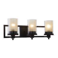 Designers Impressions Juno Collection Wall Sconce, 3-Light, Oil Rubbed Bronze
