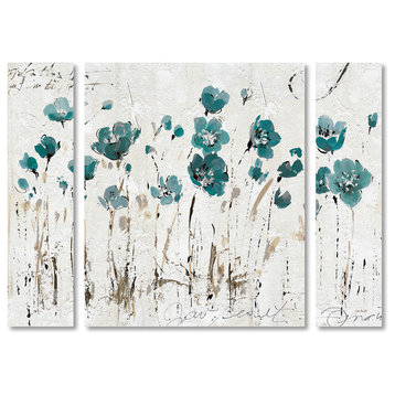 Lisa Audit 'Abstract Balance VI Blue' Multi Panel Art Set,, 41"x30"