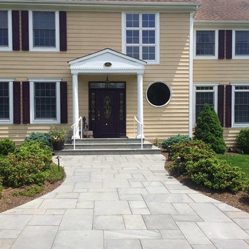 Thermaled Blustone walkway in Hopewell NJ